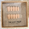 Peach Nude press-on nails - Short Almond